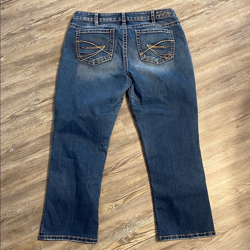 EUC SILVER JEANS Suki Ankle Capri Crop 16 - Picture 7 of 9
